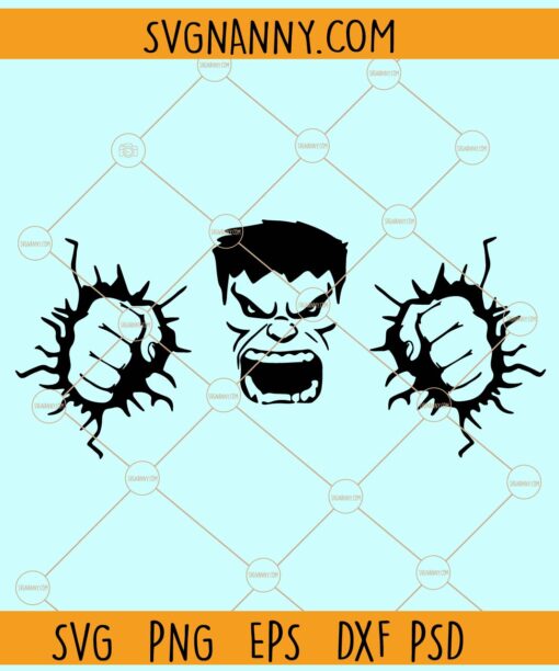 Angry Hulk Svg, Hulk Svg, Hulk Hands Svg, Hulk smash svg, Superhero svg