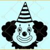 Birthday Clown svg, Clown svg file, Circus svg, Happy Clown  svg, Birthday Clown svg