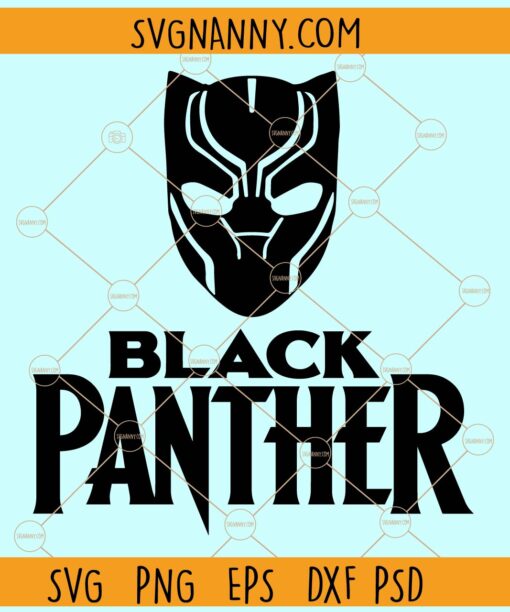 Black Panther SVG, Wakanda Forever svg, Black Panther svg, T'Challa face svg