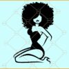 Black pin up girl svg, Pin Up girl svg,Pin Up girl silhouette svg, traditional tattoo svg