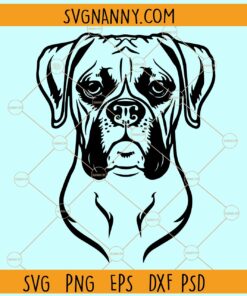 Boxer dog SVG, Boxer Dog Outline SVG, Boxer Svg, Boxer Dog Mom Svg