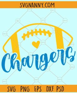 Chargers Football SVG, Chargers svg ,Chargers Shirt svg, Chargers Mascot svg