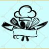 Chef logo name frame SVG, Chef Logo SVG, Restaurant Logo Svg, Cooking Svg