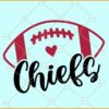 Chiefs Football SVG