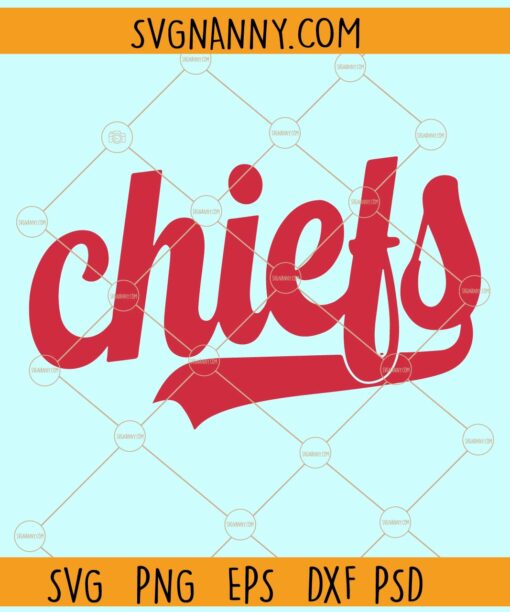 Chiefs retro SVG, Chiefs svg, Football svg, Football lover svg, Game day svg