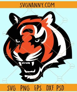 Cincinnati Bengals SVG, bengals football, bengalsbengals football team svg, Bengals Mascot svg