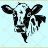 Cow Face SVG, Cow svg, Cow Head svg, Cute cow svg