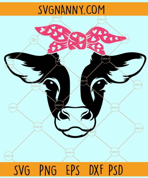 Cow Valentine SVG, Valentines Svg, Valentines Day Svg, Cow Svg, Farmhouse Svg