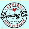 Cupid's Brewing Co SVG, Cupid Valentines Day SVG, Love Potions SVG