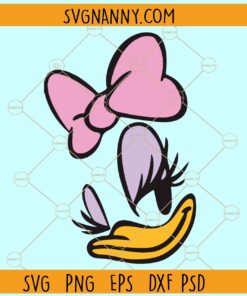 Daisy duck face SVG, Daisy Duck clipart svg, Daisy Duck png, Family Trip SVG