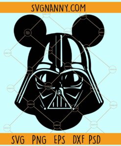 Darth Vader mickey ears SVG, Disneyland Star wars svg, Family Vacation svg, Darth Vader svg