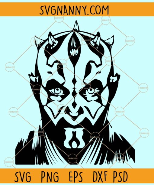 Darth Vader svg, Darth Vader face svg, Darth Vader clipart svg, Star wars character svg