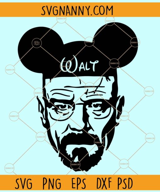 Disney Walter White SVG, Mickey Ears SVG, Family Vacation SVG, Family Vacation png
