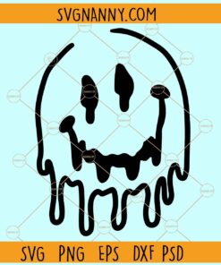 Dripping smiley face svg file, Dripping smiley svg, ,Drippy Smiley Face SVG