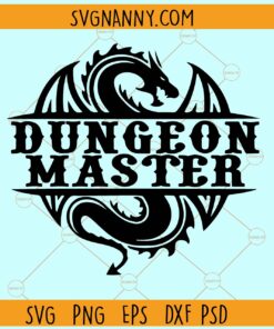 Dungeon Master SVG, Dungeons and Dragons svg, Celtic Dragon svg, DnD svg