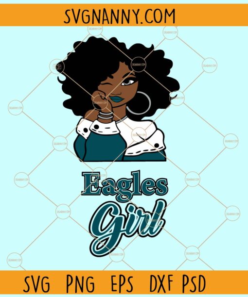Eagles girl SVG, Philadelphia Football Mascot Svg, Philadelphia Football PNG, Eagles svg