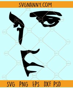 Elvis Face SVG, Elvis Presley Svg, King of Rock svg, King of Rock, Rock'n Roll svg