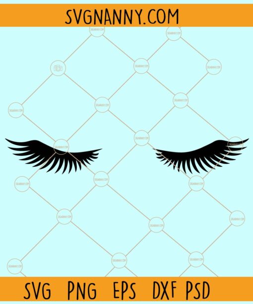 Eye Lashes svg, Girly svg, Eye Lashes clipart svg