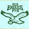 Fly Eagles Fly SVG, Eagles Mascot Svg, School Spirit svg, Football svg, Football lover svg