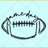 Game day football SVG, Game Day Svg, Game Day Vibes Svg, Football Svg, Football Mom Svg
