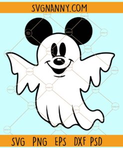 Ghost Mickey ears svg, ghost mouse svg, mickey ghost halloween svg, ghost svg