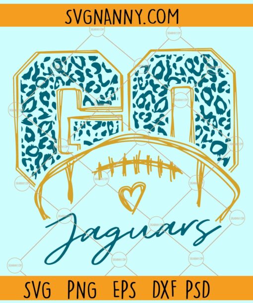 Go Jaguars Football SVG, Jaguars Football SVG, Jaguars svg, Jaguars Mascot svg, Jaguars Pride svg