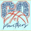 Go Panthers Basketball SVG, Go Panthers Leopard Mascot SVG, Panthers Basketball SVG