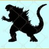 Godzilla SVG, Godzilla Silhouette svg, Monster SVG, Dragon svg, Dinosaur svg
