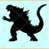 Godzilla svg, Godzilla Silhouette svg, Godzilla Clip Art svg file, monster svg