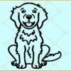 Golden Retriever Dog Svg, Golden Retriever Svg, Golden Retriever clipart svg