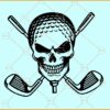 Golf Skull SVG, Golf Svg, Golf Skull  clipart svg, Golf Logo Svg, Skull Svg, Golf Clipart svg file