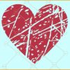 Grunge Heart SVG, Distressed Grunge Heart SVG, Heart Svg, Valentines Day Svg