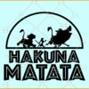 Hakuna matata svg, Disney Svg files, Animal Kingdom Svg, Disney SVG, Family Trip SVG
