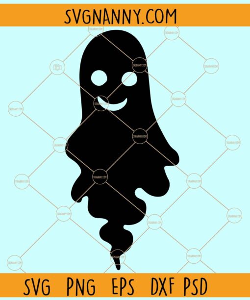 Happy Ghost SVG, Happy Ghost Clipart svg, Happy Ghost png, Halloween Ghost svg