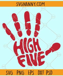 High Five bloody hands SVG, True Crime SVG, Horror SVG, Serial Killer SVG