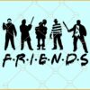 Horror movie Friends SVG, Horror friends SVG, Halloween SVG, Halloween characters svg