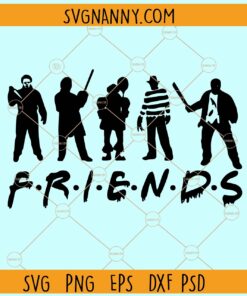 Horror movie Friends SVG, Halloween svg, Horror Friends SVG