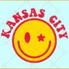 Kansas City Smiley Face Svg, Kansas City Svg, Kansas City Smiley Face png