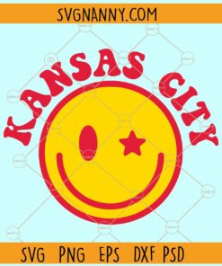 Kansas City Smiley Face Svg, Kansas City Svg, Kansas City Smiley Face png