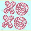 Leopard print Xoxo SVG, Valentines svg, Xoxo svg, XOXO Leopard print svg, Valentines day svg