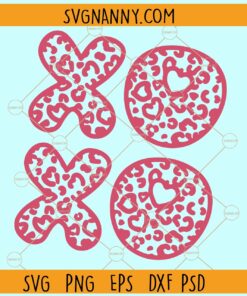 Leopard print Xoxo SVG, Valentines svg, Xoxo svg, XOXO Leopard print svg, Valentines day svg