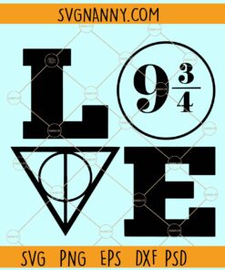 Love Harry Potter SVG, Magic svg, Magic Love svg, Wizard svg, Wizard Love svg