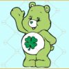 Lucky bear SVG , bear st Patrick's day svg, Shamrock bear svg, Saint Patrick's Day svg