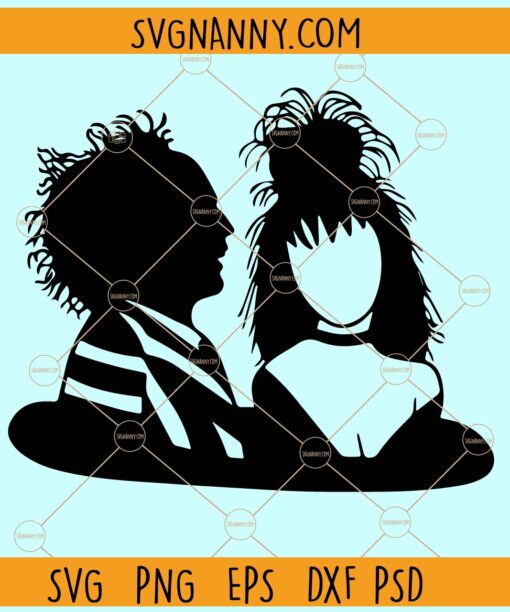 Lydia and Beetlejuice SVG, Strange and Unusual svg, halloween SVG