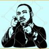 Martin Luther King Jr svg, Martin Luther King Jr Clipart svg, Martin Luther King Jr silhouette svg