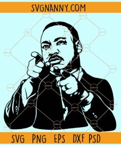 Martin Luther King Jr svg, Martin Luther King Jr Clipart svg, Martin Luther King Jr silhouette svg