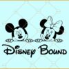 Mickey Minnie Disney bound SVG, Family Vacation Svg, Mouse Bound SVG