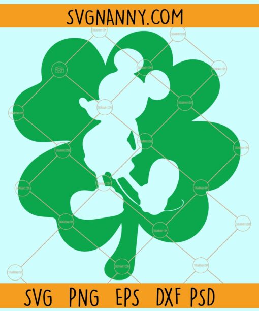 Mickey Mouse Shamrock SVG, Mouse St Patricks Day Svg, Disney St Patricks day svg