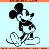 Mickey Mouse Vintage SVG, Classic Mickey Mouse SVG, Disney land svg, Mickey mouse svg