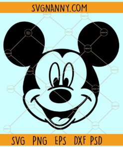 Mickey head SVG, Mickey Svg, Mickey Head Png, Mickey Head silhouette svg